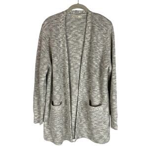 Marine Layer Cabin Cardigan light heathered gray size medium